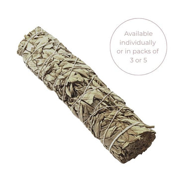 Medium white sage smudge stick - cleansing and purifying